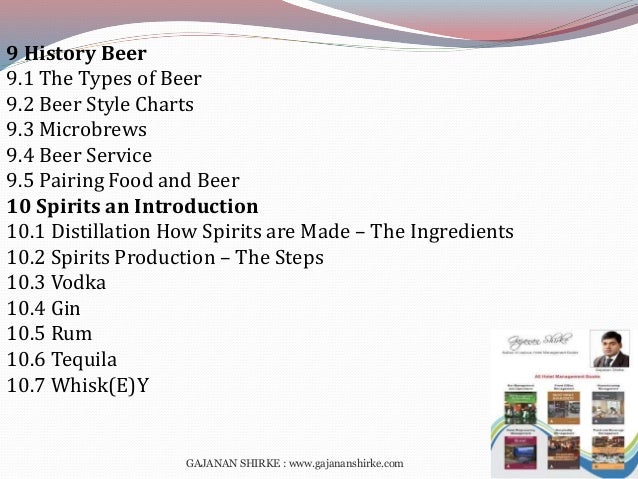 Food Beverage Service Book